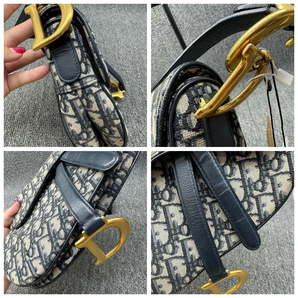 100% Authentic DIOR Saddle Cloth Crossbody bag - Picture 7 of 16